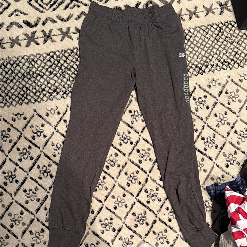 Mens size large grey champion sweatpants